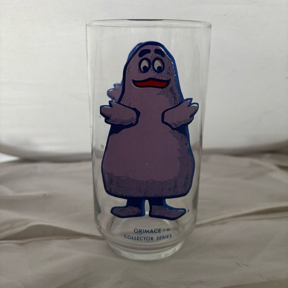 McDonald’s Vintage 1970’s Grimace Collector’s Series Glass